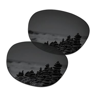 Imagem de SmartVLT Lentes de substituição pretas Stealth para óculos de sol Oakley Deadbolt OO6046