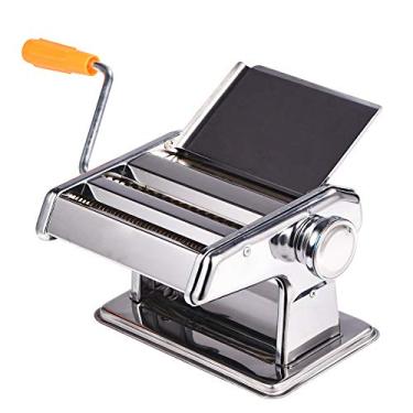 Imagem de Feya Máquina manual de macarrão, máquina de fazer massa de aço inoxidável com cortador manual para espaguete