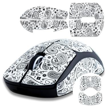 Imagem de JOMKIZ Fita adesiva para mouse Logitech G Pro X Superlight, autoadesiva, pré-cortada, resistente ao suor, kit profissional de atualização de mouse, para os jogadores mais exigentes (6 peças)