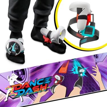 Imagem de Rebuff Reality Trackstraps VR Tracker Straps - Compatible with Meta Quest 2, Pro,Rift S, for Full Body Immersion in Rezzil, Final Soccer, Feet Saber + Dance Dash Demo Card for FBT - Foot Tracking