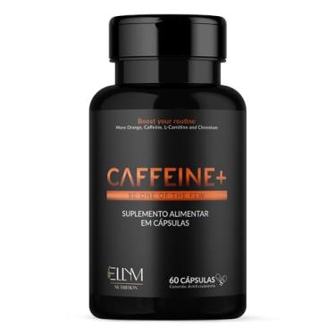 Imagem de Caffeine+ 60 Cápsulas Termogênico ELLYM NUTRITION Cafeína Laranja Moro L-Carnitina Guaraná Cromo