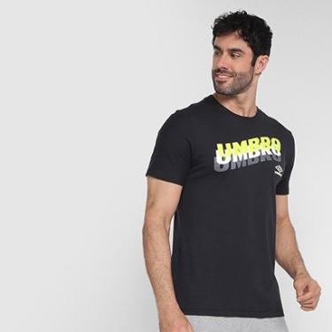 Imagem de Camiseta Umbro Duo Lettering Masculina-Masculino