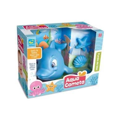 Imagem de Golfinho Baby Azul Vinil - Cometa