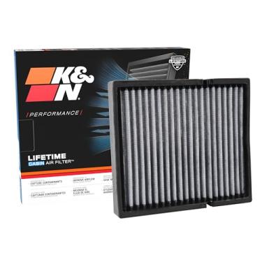 Imagem de K&N Filtro de ar de cabine LIFETIME: Premium, lavável, ar limpo para sua cabine: compatível com modelos de veículos Toyota/Subaru/Lexus/Mazda selecionados 2006-2022, VF2054