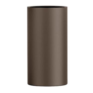 Imagem de Vaso Fibra De Vidro Vietnamita Vitrificado Cilindro Decorativo 70x36cm (Bronze Fosco)