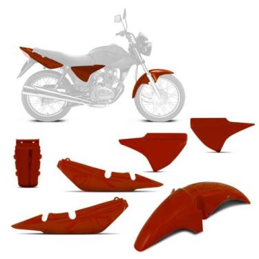 Imagem de Kit Carenagem Moto Honda Paralama Titan 150 2004 2005 2006 2007 2008 -