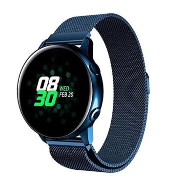Imagem de Pulseira Milanese Para Galaxy Active r500 e Active 2 40mm/44mm - Azul 