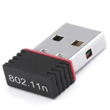 Imagem de Placa Rede Sem Fio Adaptador Usb Antena Conexão Internet - Filó modas