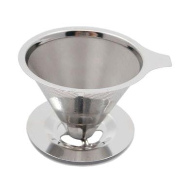 Imagem de 01 Coador De Café Pour Over Em Inox  Não Precisa De Filtro - Top Chef