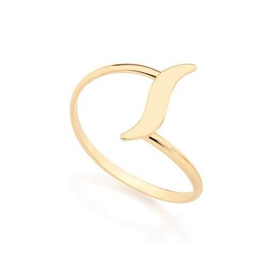 Imagem de Anel banhado ouro 3x 24k 18k e 22k feminino rommanel fino skinny espir
