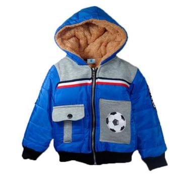 Imagem de Jaqueta Casaco Manabana Nylon com Pelúcia Grosso Infantil Inverno 2 ,3