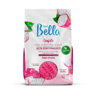 Imagem de Cera Depilatória Quente Confete Pink Pitaya Depil Bella 1kg