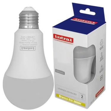 Imagem de Lâmpada Bulbo Led 9W Bivolt E27 Branco Frio - INTRAL
