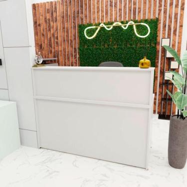 Imagem de Balcão Atendimento Recepção Consultório 140x60cm - Netmobil