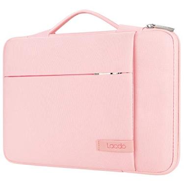 Imagem de Lacdo 360° Capa protetora Chromebook 11" Laptop Sleeve para 11" Acer HP Lenovo Dell Samsung ASUS Chromebook Spin 311, 13" Surface Pro 9 8 X, 11,6 polegadas MacBook Air Computer Bag, Rosa