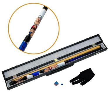 Imagem de Kit Taco de Sinuca Desmontável Popeye + Maleta Alça Retrátil - Tacos B