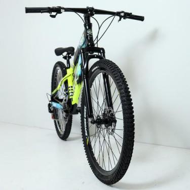 Imagem de Bicicleta 26 pro-x rustic 21v index - preto/amarelo, Rustic