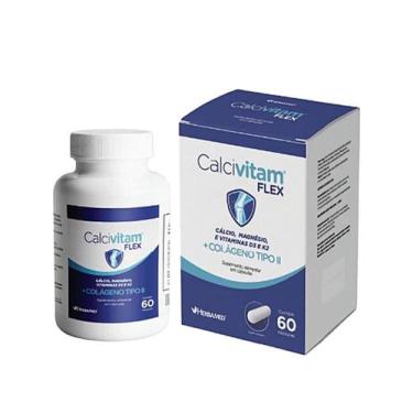 Imagem de Calcivitam Flex Calcio, Magnesio E Vitaminas 60 Caps. - Herbamed