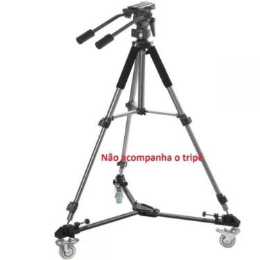 Imagem de Dolly Universal Suporte Para Tripé Dobrável 3 Rodas 30kg - Weifeng
