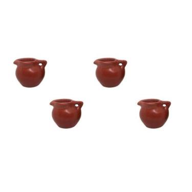 Imagem de Jarro kit com 4 peças de Ceramica Miniatura para Terrario - Decore Cas