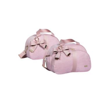 Imagem de Kit 02 Bolsas Lyssa Baby Linho Ros