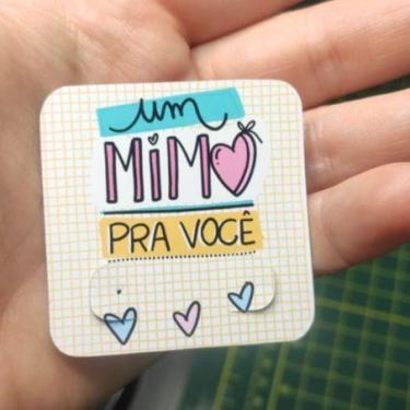 Imagem de 100 Tag para Brinco Etiqueta Personalizada Mimo Cliente - GuttiPrint, 