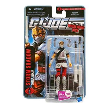 Imagem de G.I. Joe Pursuit of Cobra (POC) 3.75 Inch Storm Shadow (Cobra Ninja) with Whirlwind Kick Action Figure