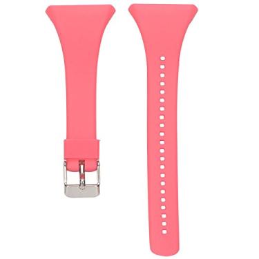 Imagem de QGHXO Pulseira para Polar FT4/FT7, pulseira de silicone macio e ajustável para relógio Polar FT4/FT7