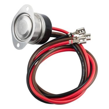 Imagem de SL5709 Termostato de descongelamento de geladeira, substitui Supco 5709L, 4751C Chandler, Larkin, Bohn e controle climático, ventilador de 3 fios e degelo Teminador de 12.8 °C-1.7 °C Amps resistivos: