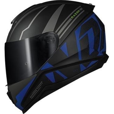Imagem de Capacete Moto Masculino Fechado Norisk Razor Full Azul (58)