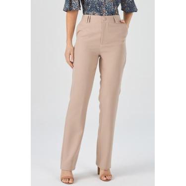 Imagem de Calça PKS Alfaiataria Reta Bege, G