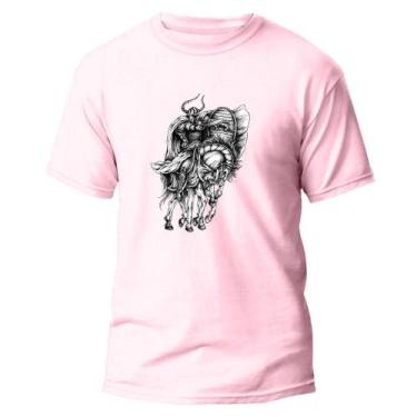 Imagem de Camiseta Algodão Premium Lisa Estampa Digital Cavalo Heroi   - NoBrand