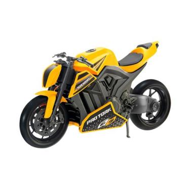 Imagem de Moto De Brinquedo Sport Pro Tork Com Pneus De Borracha - Usual Brinque