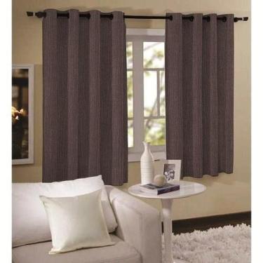 Imagem de Cortina Blackout PVC Plástico 2,00x1,80 - Admirare, Tabaco