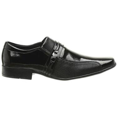 Imagem de Sapato Social Masculino Classico Verniz Preto - Bootz, Preto, 42, Masc