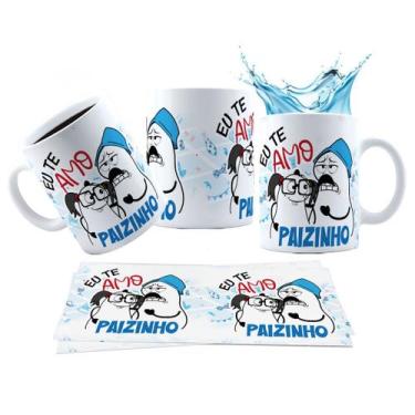 Imagem de Caneca 325ml Dia Dos Pais Chiquinha Seu Madrugada Eu Te Amo - LARANJA 