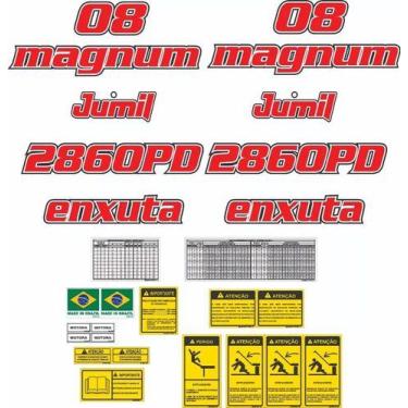Imagem de Kit Adesivos - Plantadora Jumil 2860 Pd 08 Magnum Enxuta - SPTS