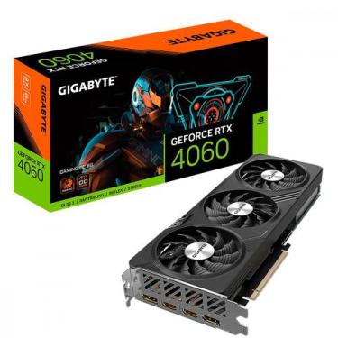 Imagem de Placa de Vídeo Gigabyte GeForce RTX 4060 Gaming OC 8GB GDDR6 128bits, 