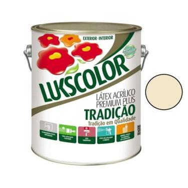 Imagem de Tinta Acrílica Lukscolor 3.6 Tradição Alta Cobertura Marfim
