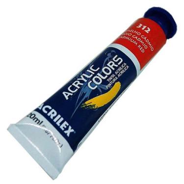 Imagem de Tinta Acrílica Acrilex Vermelho de Cádmio 20ML