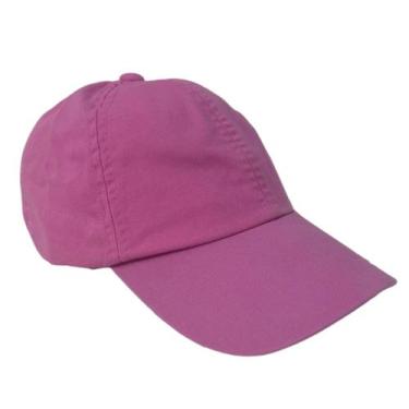 Imagem de Boné Rosa Claro Sem Estampa Uniforme Sarja Bordar Personalizar Fivela 