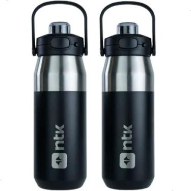 Imagem de Kit 2 Garrafa Térmica 750ml Ntk Tampa Inteligente Bebida Fria 24hs - N