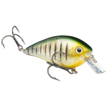 Imagem de Strike King Lures, KVD Square Bill Silent Crankbaits, 6 cm de comprimento, 17 g, 2 ganchos, Phantom Perch, Pacote com 1 (Modelo: HCKVDS2-464)