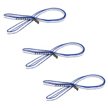 Imagem de NewDoar Correia de escalada 11 mm Dyneema Sling Runners 22KN 2,195.4 kg Cabo utilitário de escalada, sistema de criação de âncoras, equipamento de rapel, perfeito para trabalho de árvore - Azul/48"