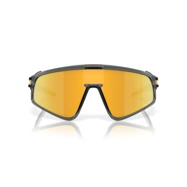 Imagem de Óculos de Sol Oakley Latch Panel 0OO9404 940405 Tam 35 / Cinza Escuro - Lentes Prizm 24K