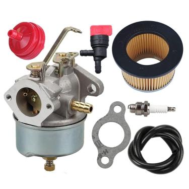 Imagem de Carburador 632230 632272 com filtro de ar 30727 para Tecumseh 5 HP 6 HP 631828 631067 631067A H30 H50 H60 HH60 HH70 motores 4 ciclos Troy Bilt Tiller Toro Snow. Soprador de lágrimas carburador illers 47279