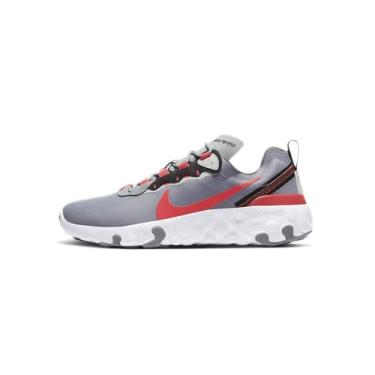 Imagem de Nike Renew Element 55 GS Running Trainers CK4081 Sneakers Shoes (UK 5.5 us 6Y EU 38.5, Particle Grey Track red 002)