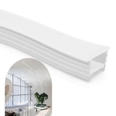 Imagem de Perfil 5m Embutir 20x20mm Flexível Silicone Para Fita Led