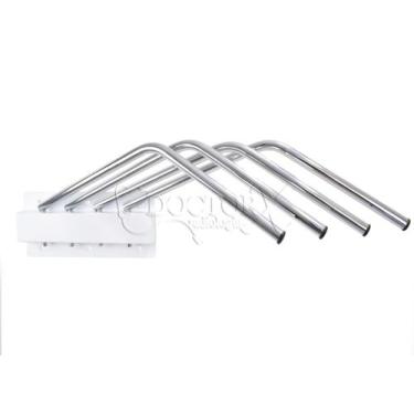 Imagem de Porta Avental De Parede Tipo Cabide P/ 4 Aventais De Chumbo - DoctorX 