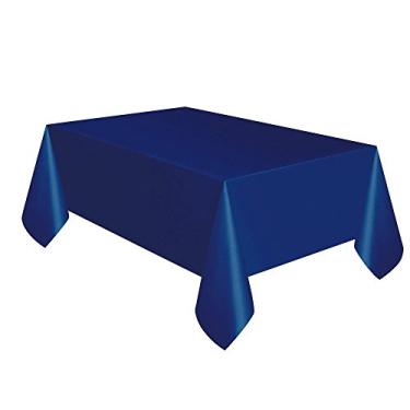 Imagem de Creative Converting Capa de mesa de plástico Touch of Color, 137 x 270 cm, azul marinho